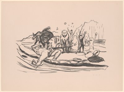 La morte di Alpha da Edvard Munch