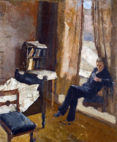 Andreas che legge da Edvard Munch