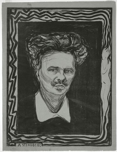 August Strindberg da Edvard Munch
