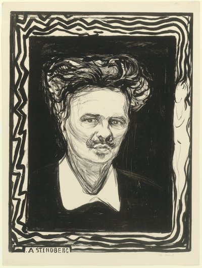 August Strindberg da Edvard Munch