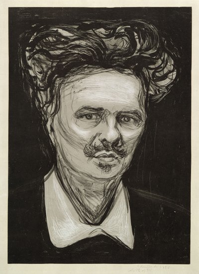 August Strindberg da Edvard Munch