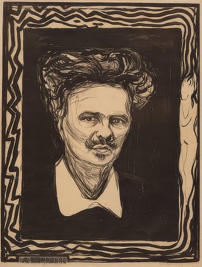 August Strindberg da Edvard Munch