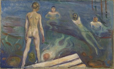 Ragazzi che fanno il bagno da Edvard Munch