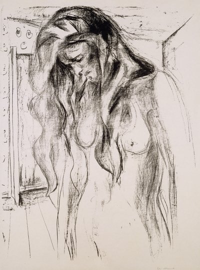 Ragazza che piange da Edvard Munch