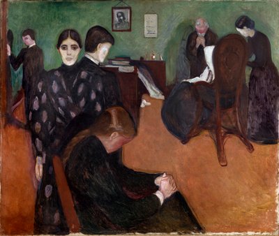 Morte nella camera dei malati da Edvard Munch