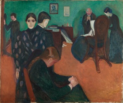 La morte nella stanza malata da Edvard Munch