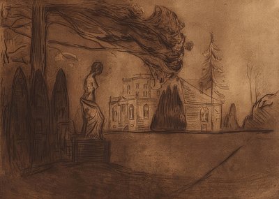 Il giardino di notte da Edvard Munch