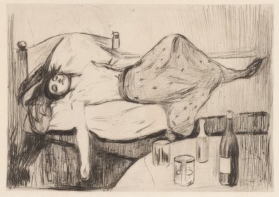 Il giorno dopo. 1894 da Edvard Munch