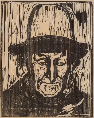Il vecchio pescatore da Edvard Munch