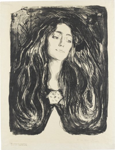 La spilla. Eva Mudocci da Edvard Munch