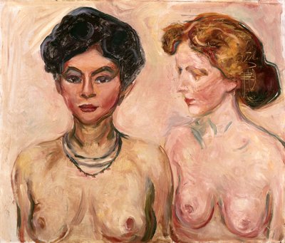 Doppio ritratto (Biondo e Nero) da Edvard Munch