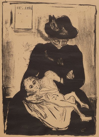 Eredità. 1916 da Edvard Munch