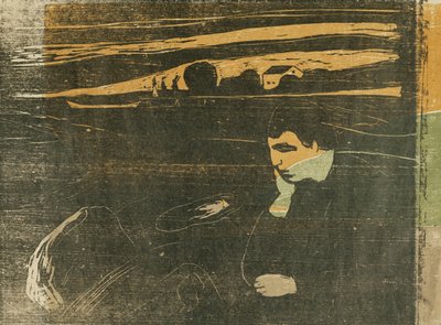 Sera, malinconia: sulla spiaggia da Edvard Munch