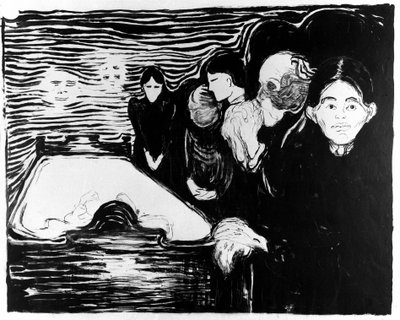Lotta contro la morte da Edvard Munch