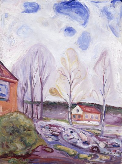 Primavera ad Asgarstrand da Edvard Munch