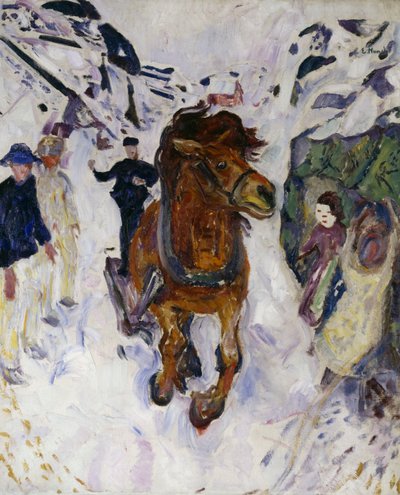 Cavallo al galoppo da Edvard Munch