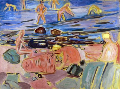 Ragazzi che Fanno il Bagno da Edvard Munch
