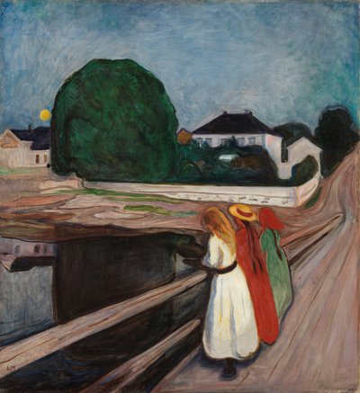 Ragazze sul molo da Edvard Munch