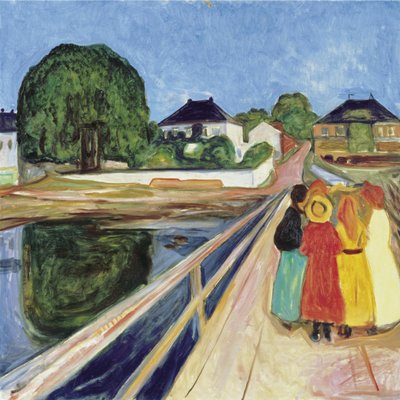 Ragazze sul ponte, 1902 da Edvard Munch