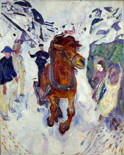 Galoppo del cavallo da Edvard Munch