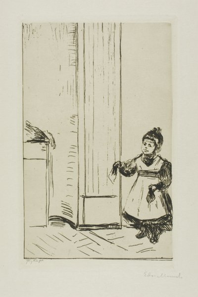 Interno con un bambino. Lothar Linde da Edvard Munch