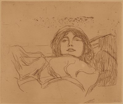 Giovane donna da Edvard Munch