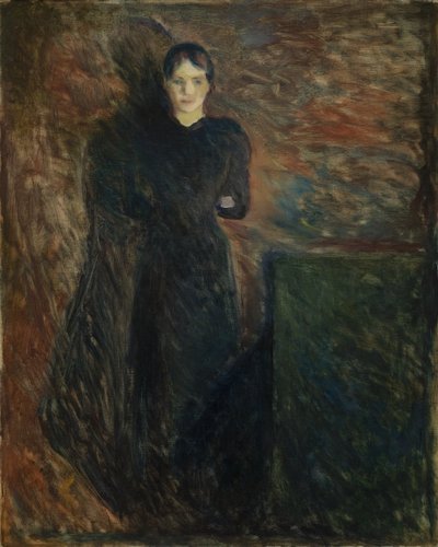 Signora in nero da Edvard Munch