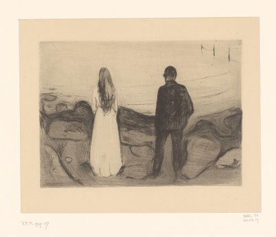 Due persone da Edvard Munch
