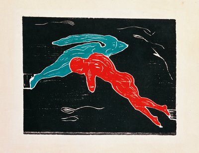 Incontro nello spazio esterno da Edvard Munch