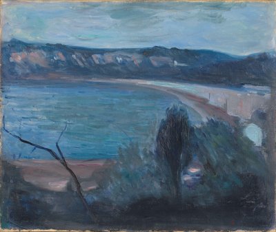 Chiaro di luna sul Mediterraneo da Edvard Munch