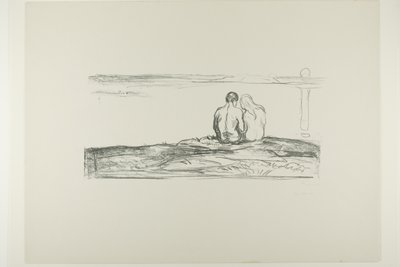 Sorgere della luna da Edvard Munch