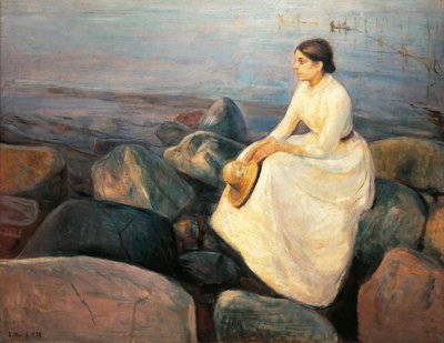 Norvegia, Bergen, Inger sulla spiaggia da Edvard Munch