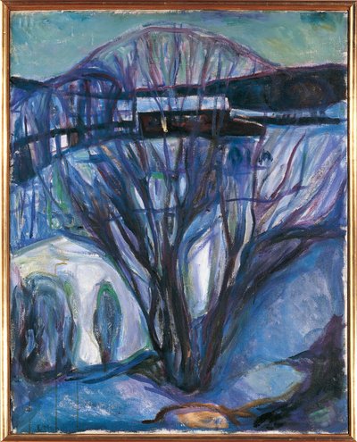Norvegia, Oslo, Paesaggio Invernale, Ekely da Edvard Munch