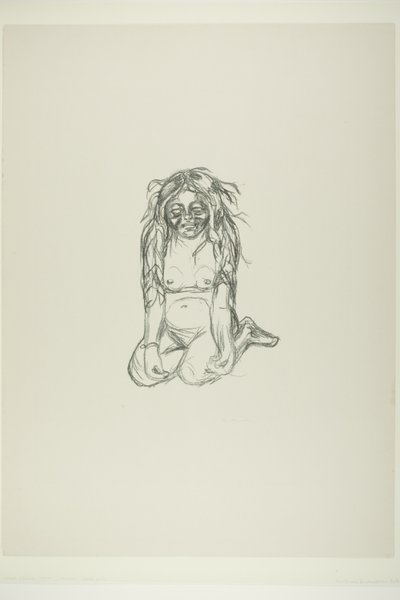 Omega piangente da Edvard Munch