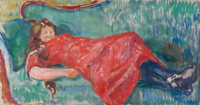 Sul divano da Edvard Munch