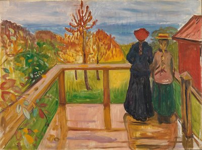 Sulla Veranda da Edvard Munch
