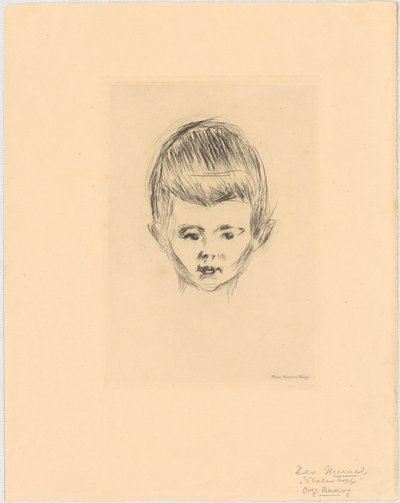 Ritratto di Andreas Schwarz da Edvard Munch