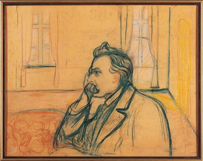 Ritratto di Friedrich Nietzsche da Edvard Munch