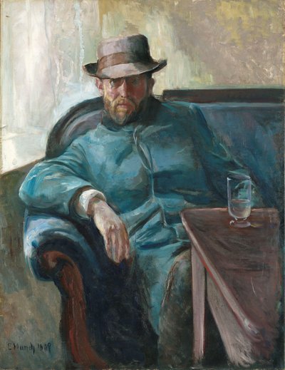 Ritratto di Hans Jaeger, 1889 da Edvard Munch