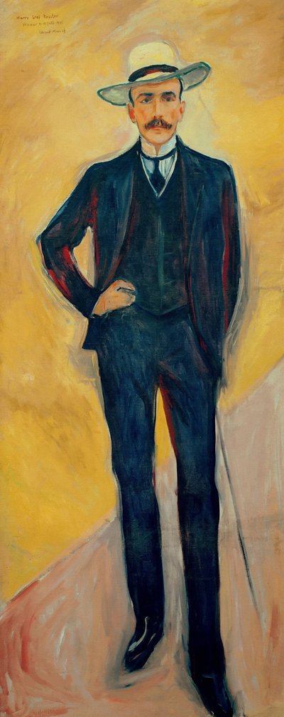 Ritratto di Harry Graf Kessler 1868-1937, 1906 da Edvard Munch