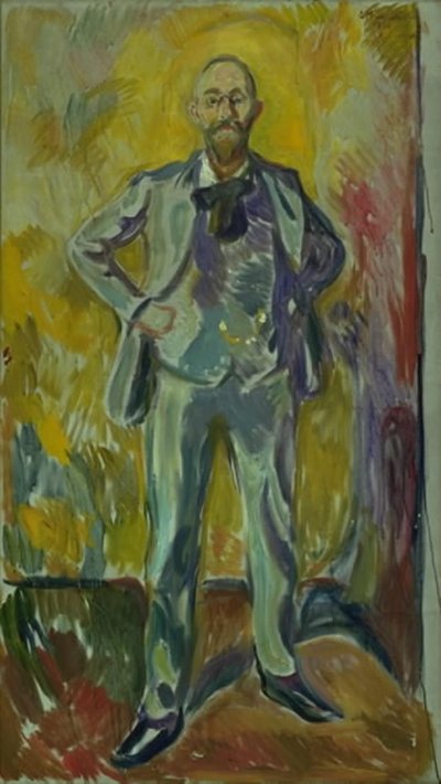 Ritratto del Professor Daniel Jacobson da Edvard Munch