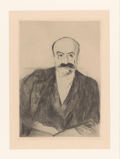 Ritratto del Dr. Max Asch da Edvard Munch
