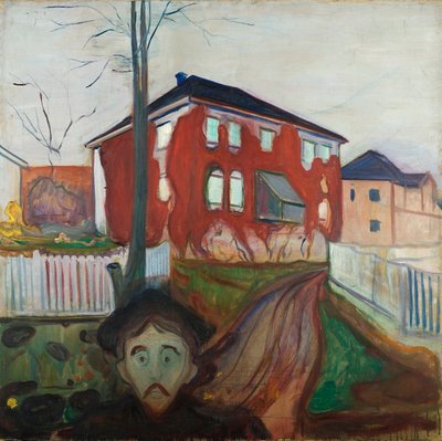 Virginia rossa rampicante da Edvard Munch