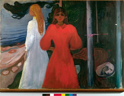 Rosso e bianco da Edvard Munch