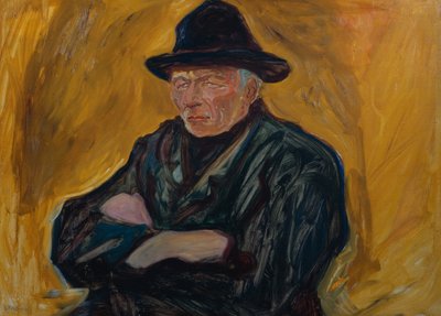 Marinaio su sfondo giallo, 1908 ca. da Edvard Munch