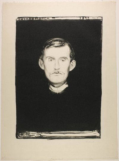 Autoritratto da Edvard Munch