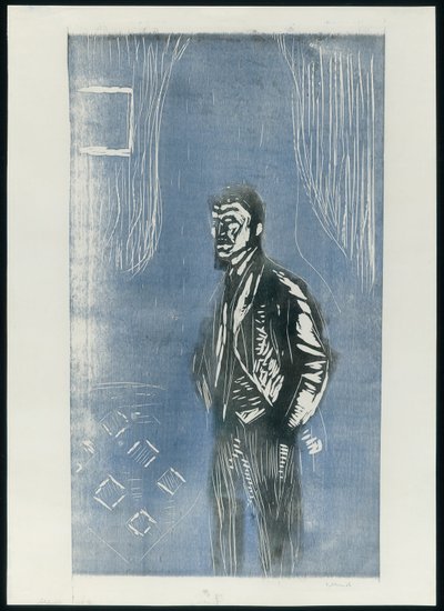 Autoritratto al chiaro di luna da Edvard Munch