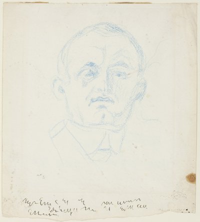 Autoritratto da Edvard Munch
