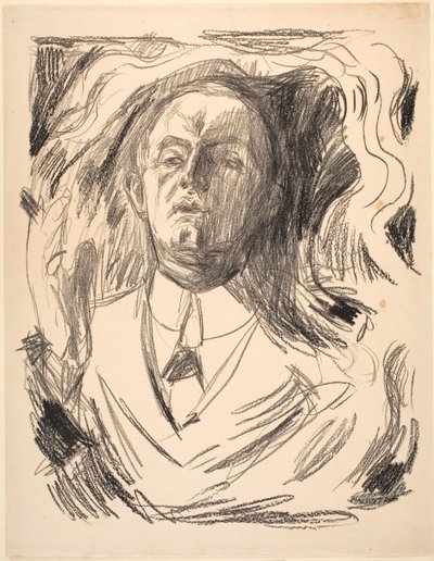 Autoritratto con sigaretta da Edvard Munch