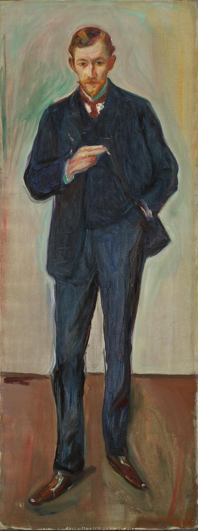 Il francese, Marcel Archinard, c.1904 da Edvard Munch